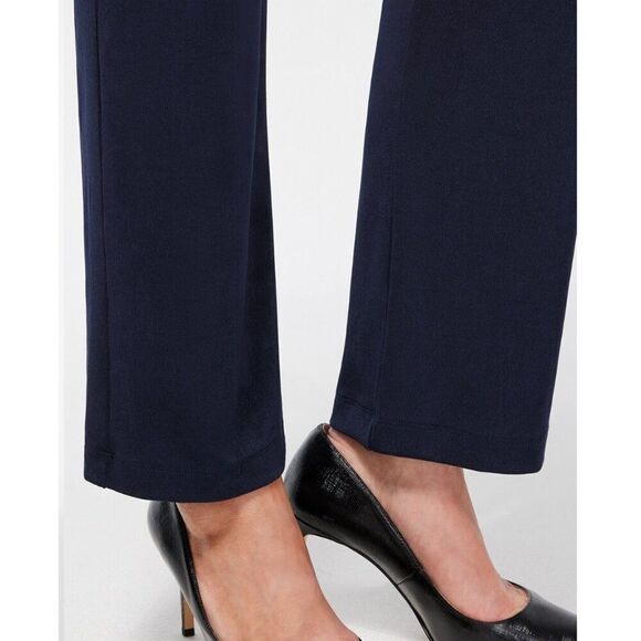 Chico's Travelers Pants Size 3S 16S Black Classic No Tummy Straight Leg #3 - Picture 3 of 13